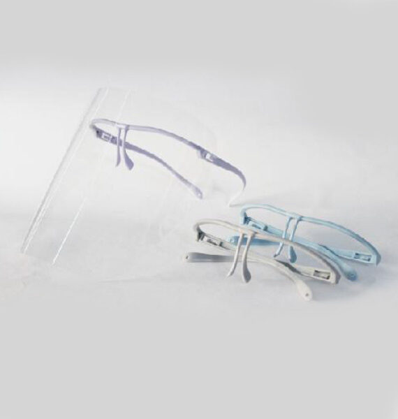 Face Shield 1 set (1 frame + 10 foils)