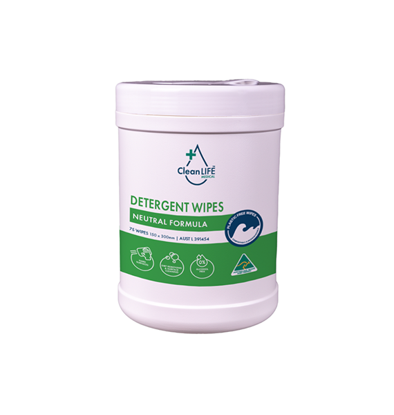 CleanLIFE Detergent Wipes Canister