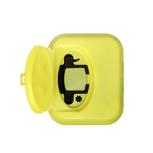 Sharpsafe® 5 Litre Yellow Lid Recycled Polymer Container