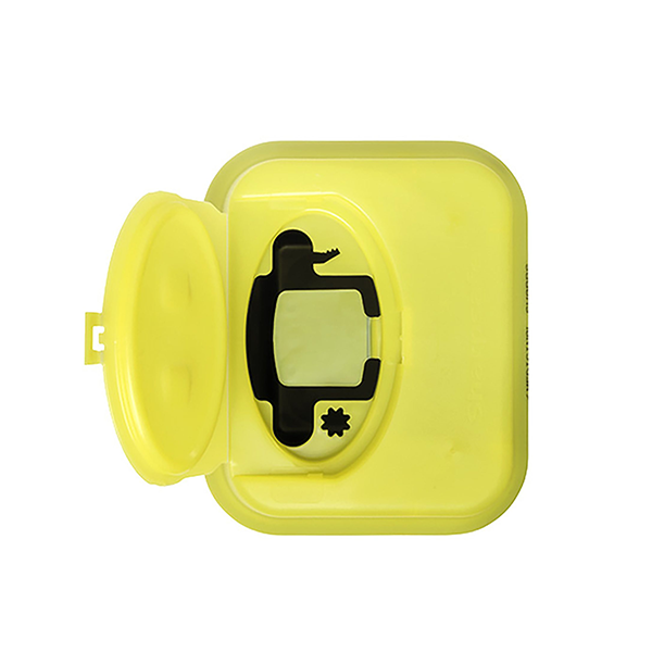 Sharpsafe® 7 Litre Yellow Lid Recycled Polymer Container