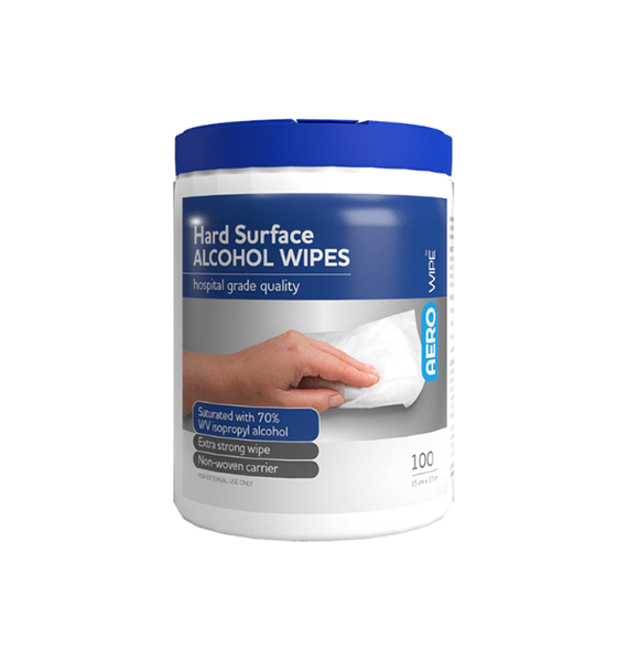 AEROWIPE 70% Isopropyl Alcohol Hard Surface Wipes